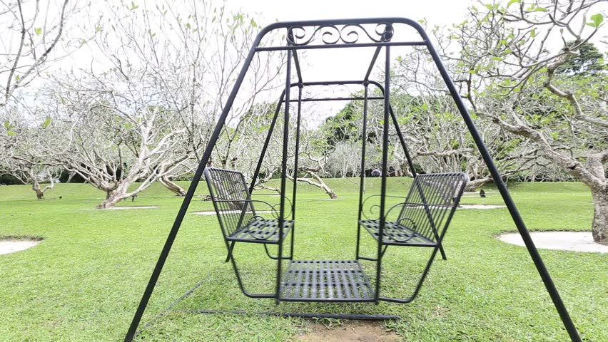 garden swing chair with stand