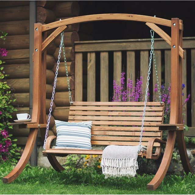 outdoor swing chair with stand