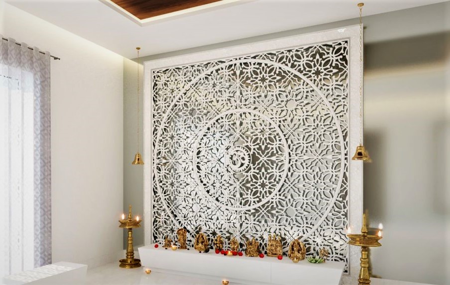 Marble Mandir Design for Home