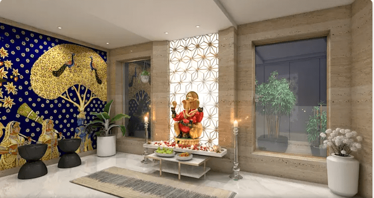 small Mandir Design for Home