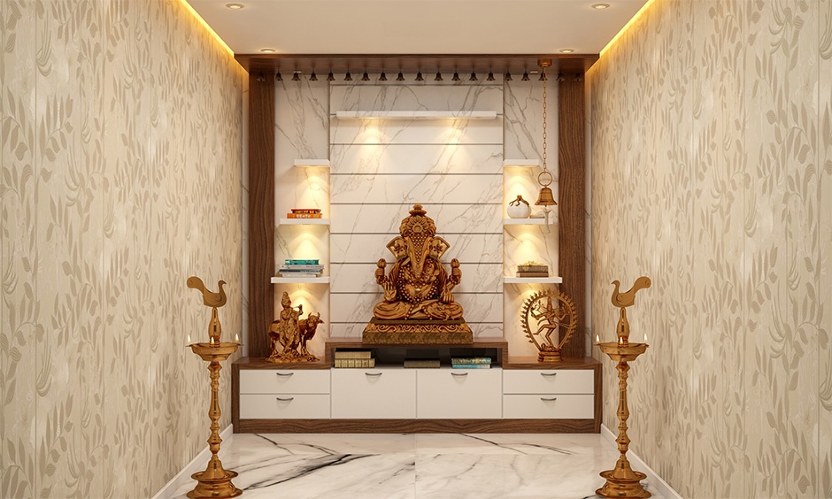 Marble Mandir Design for Home