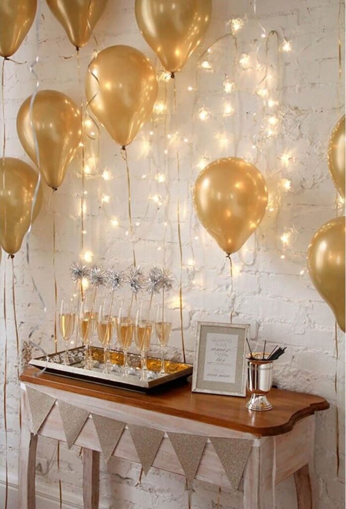 New Year Balloons Decorating Ideas