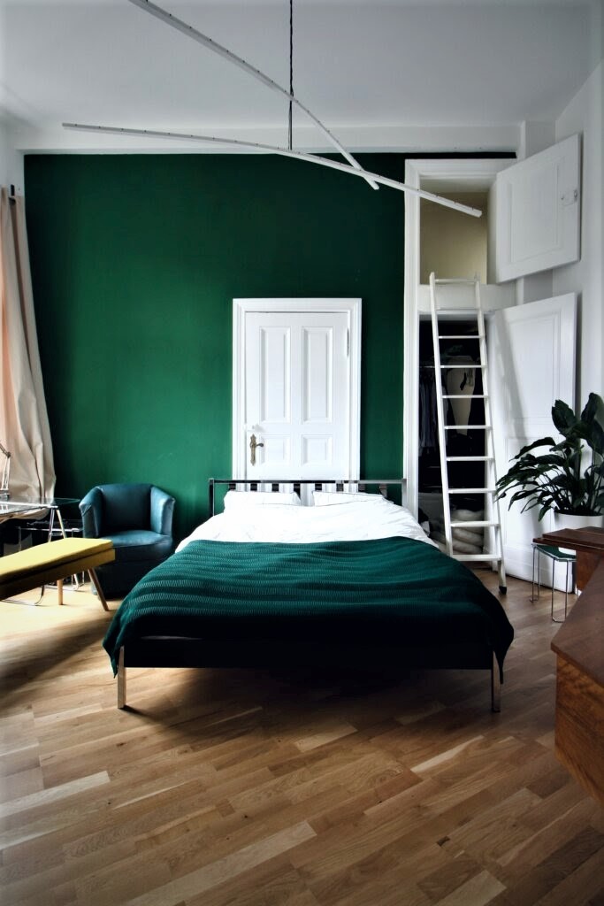 Two Colour Combination for Bedroom Walls Ideas