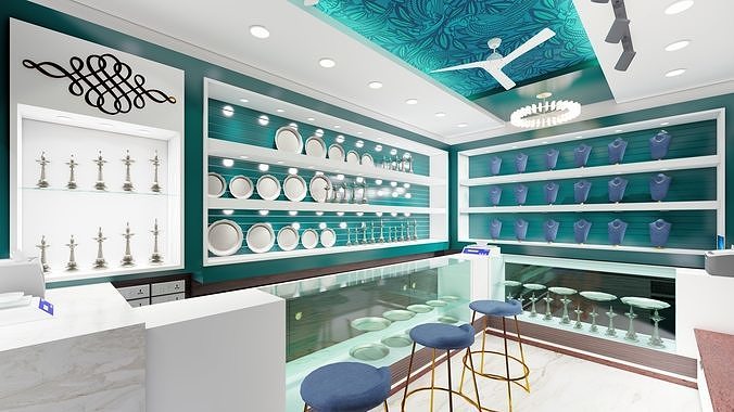 Jewellery Shop Counter Design