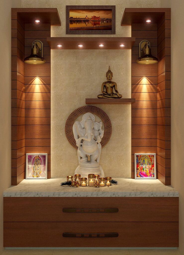 pooja room Cupboard Design