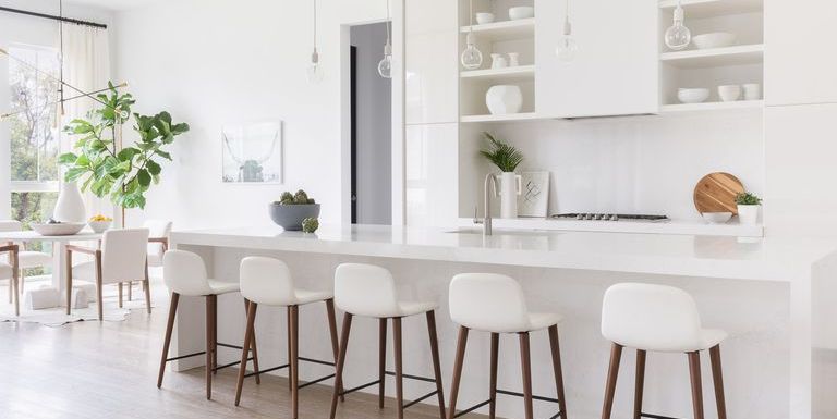 White Kitchens, Kitchens with White Cabinets, Modern White and Grey Kitchens, White Kitchens 2021, Small Black and White Kitchens, Black and White Kitchens, All White Kitchens, Images of White Kitchens, Blue and White Kitchens