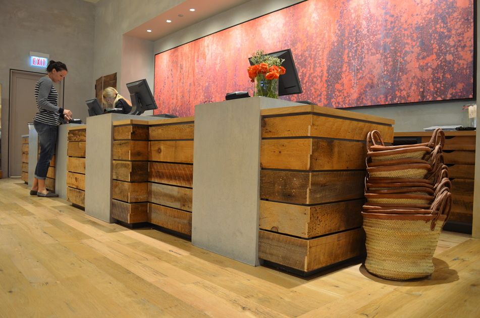 Wooden Counter Design for Shop in India