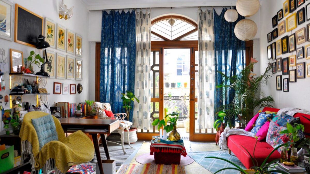 maximalist curtains