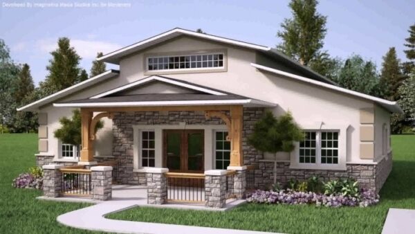 Ground Floor Normal House Front Elevation Designs #1