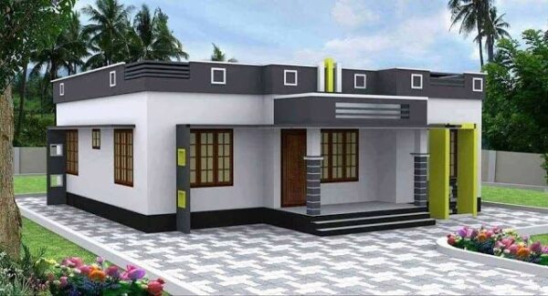Single Floor Normal House Front Elevation Designs