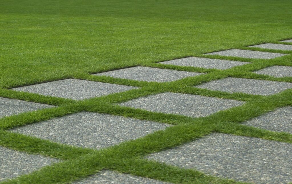 Small Backyard Turf Idea