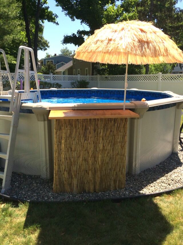 10 Easy Above Ground Pool Landscaping Ideas on a Budget