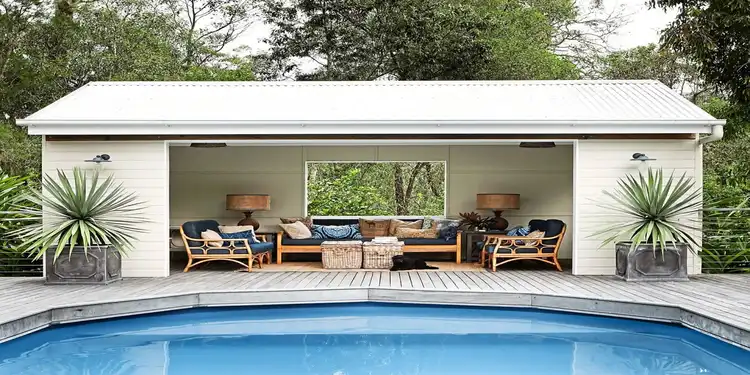 small pool house ideas on a budget
