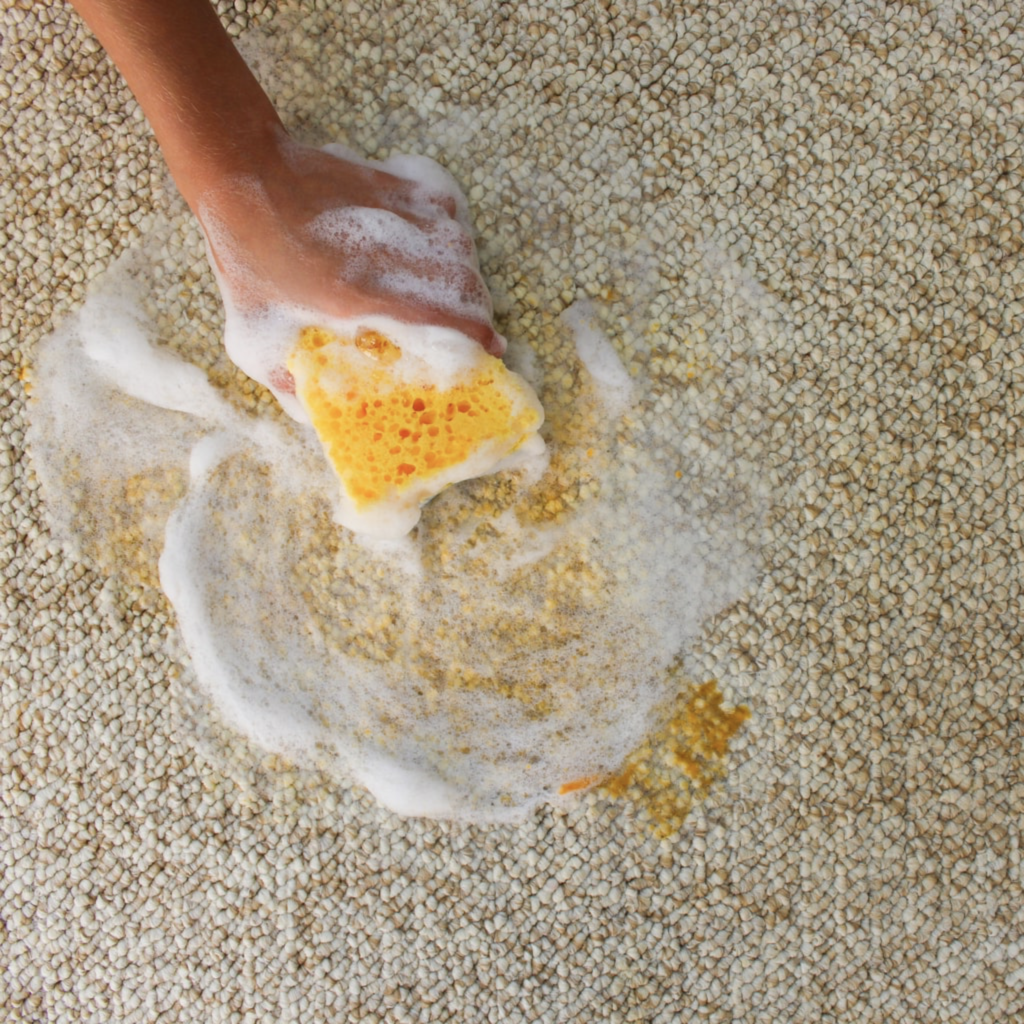 How To Get Slime Out Of Carpet Using Liquid Dish Soap And Warm Water