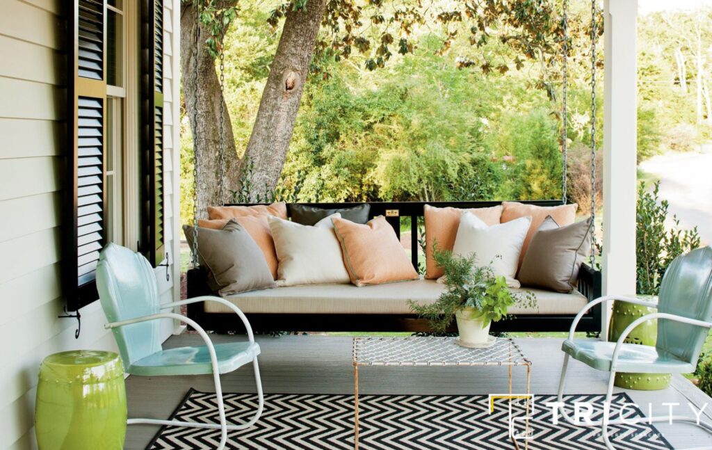 Hang a Swing in Your Screened-in Porch