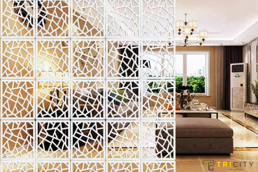 Metal Partition Designs Between Living Dining