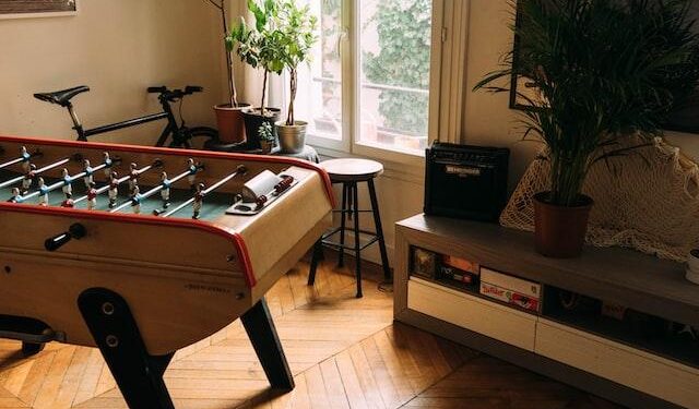 game room in the home