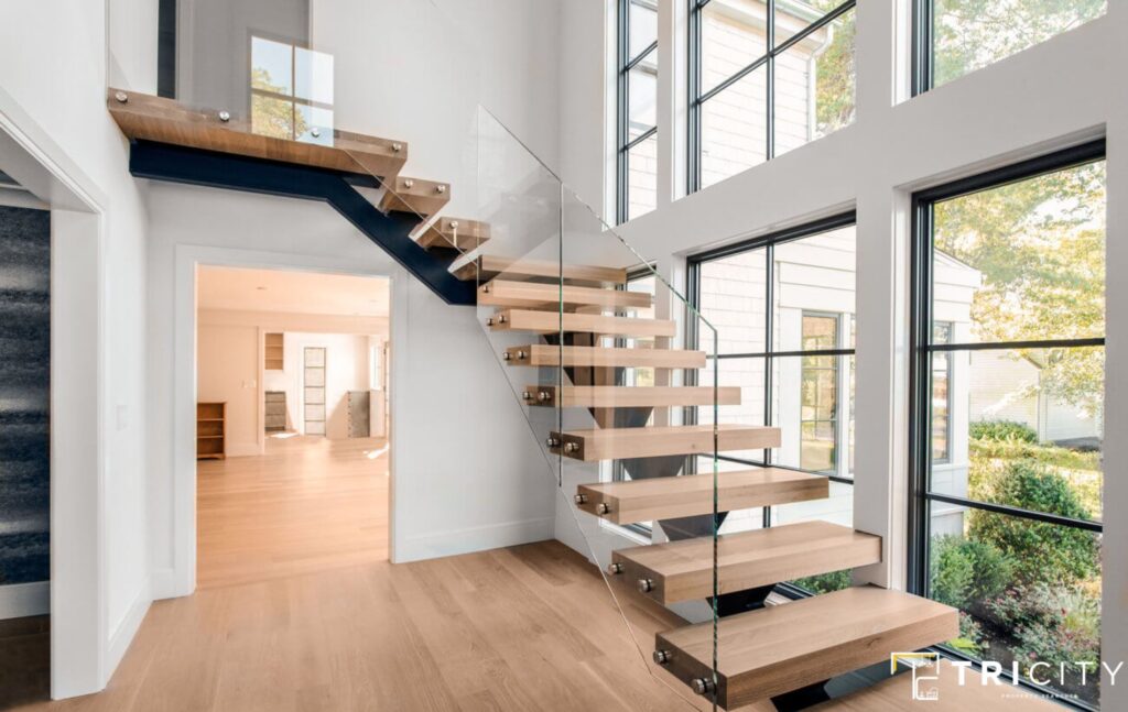 Corner Limited Space Small Space Stairs Design 2023 