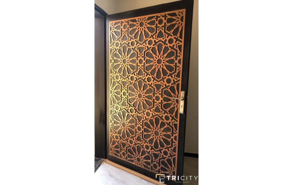 Laser Carved Designer Main Doors