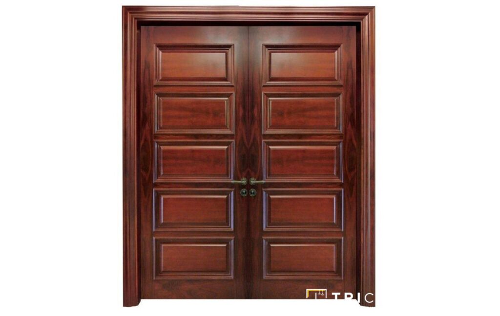 Wooden Designer Main Doors Formed From Veneer