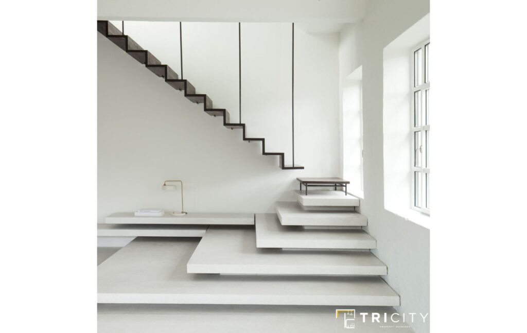 Limited Space Small Space Stairs Design With Illuminated Steps
