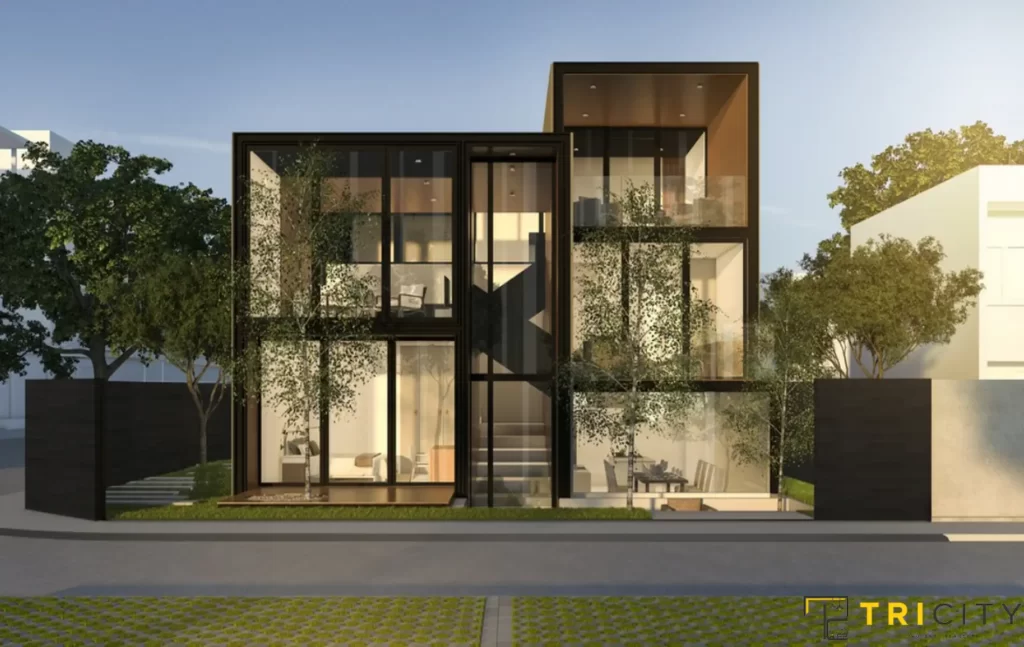 Modern Glass Front Elevation Designs 