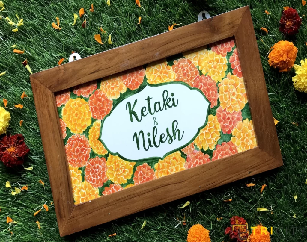 Hand Painted Name Plate Designs