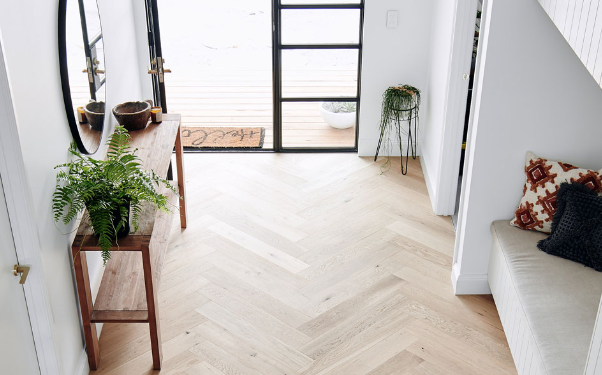 Shop Renovations That Wow: Parquetry Floors Steal the Show