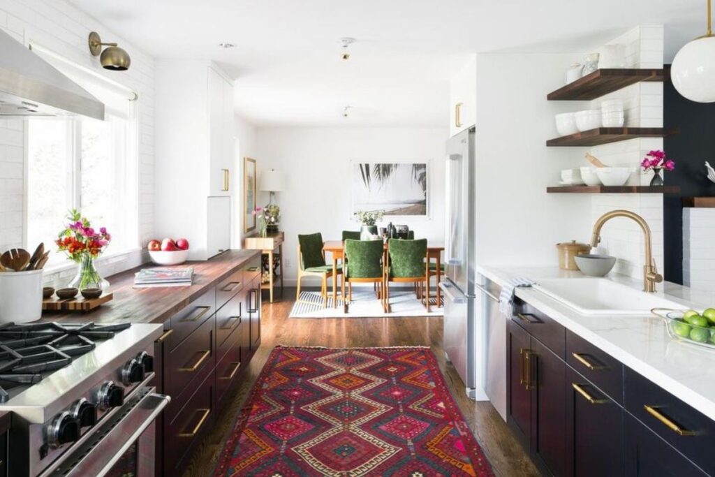 Incorporating Rugs into Different Kitchen Styles